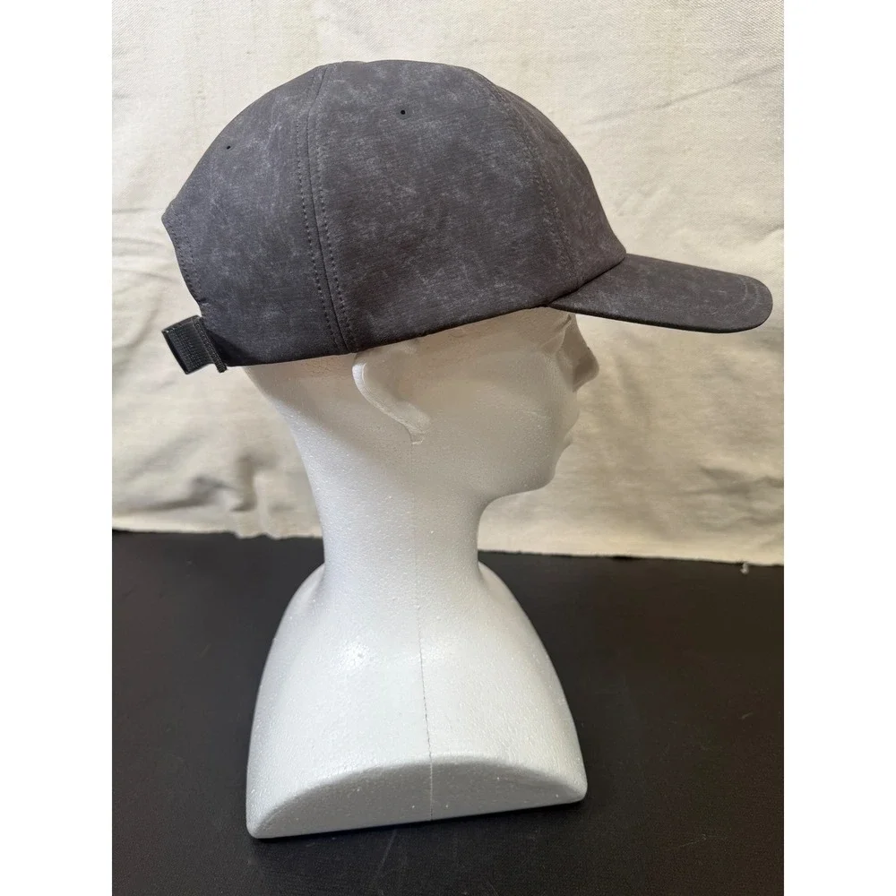 Lululemon Fast‎ and Free Running Hat Unisex OS Gray Acid Wash Adjustable Cap
